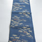 Vintage Women's Blue Obi With Bamboo
