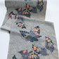 Vintage Chirimen Silk Kimono Fabric Sold By The Metre