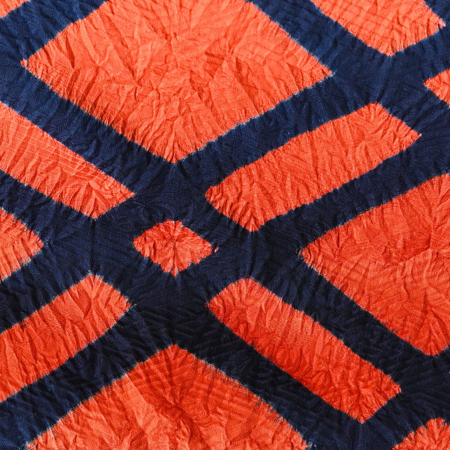 Vintage Shibori Silk Kimono Fabric Sold By The Metre