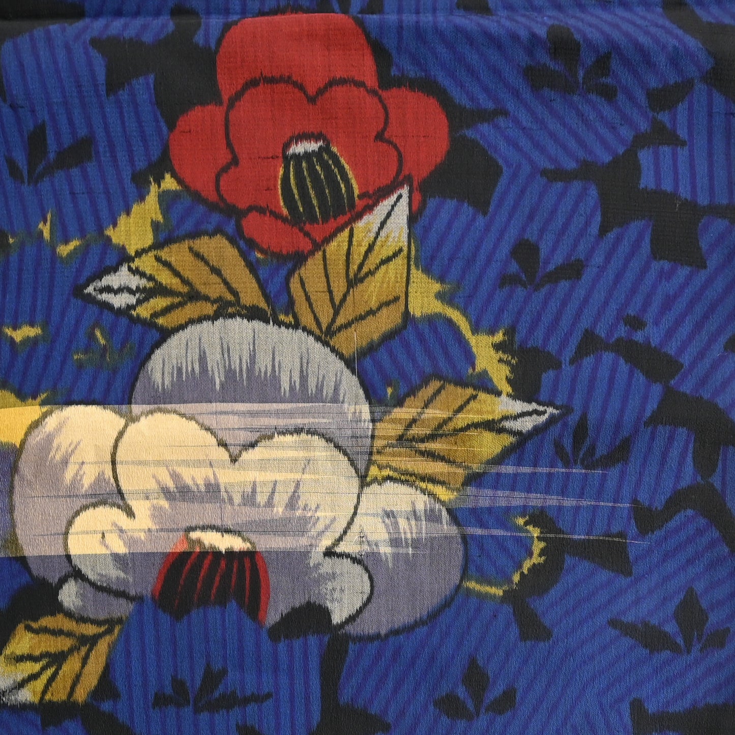Antique Meisen Silk Kimono Fabric Sold By The Metre