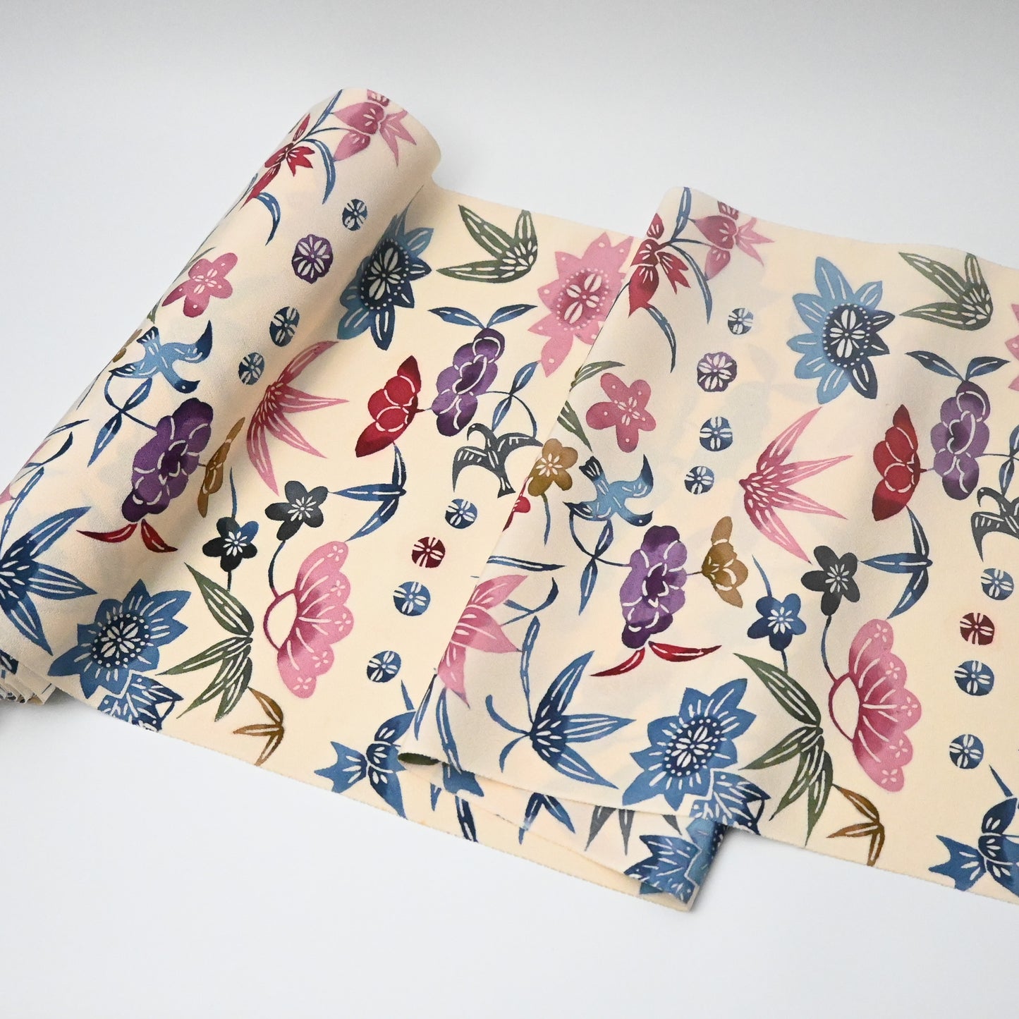 Vintage Silk Kimono Fabric Sold By The Metre