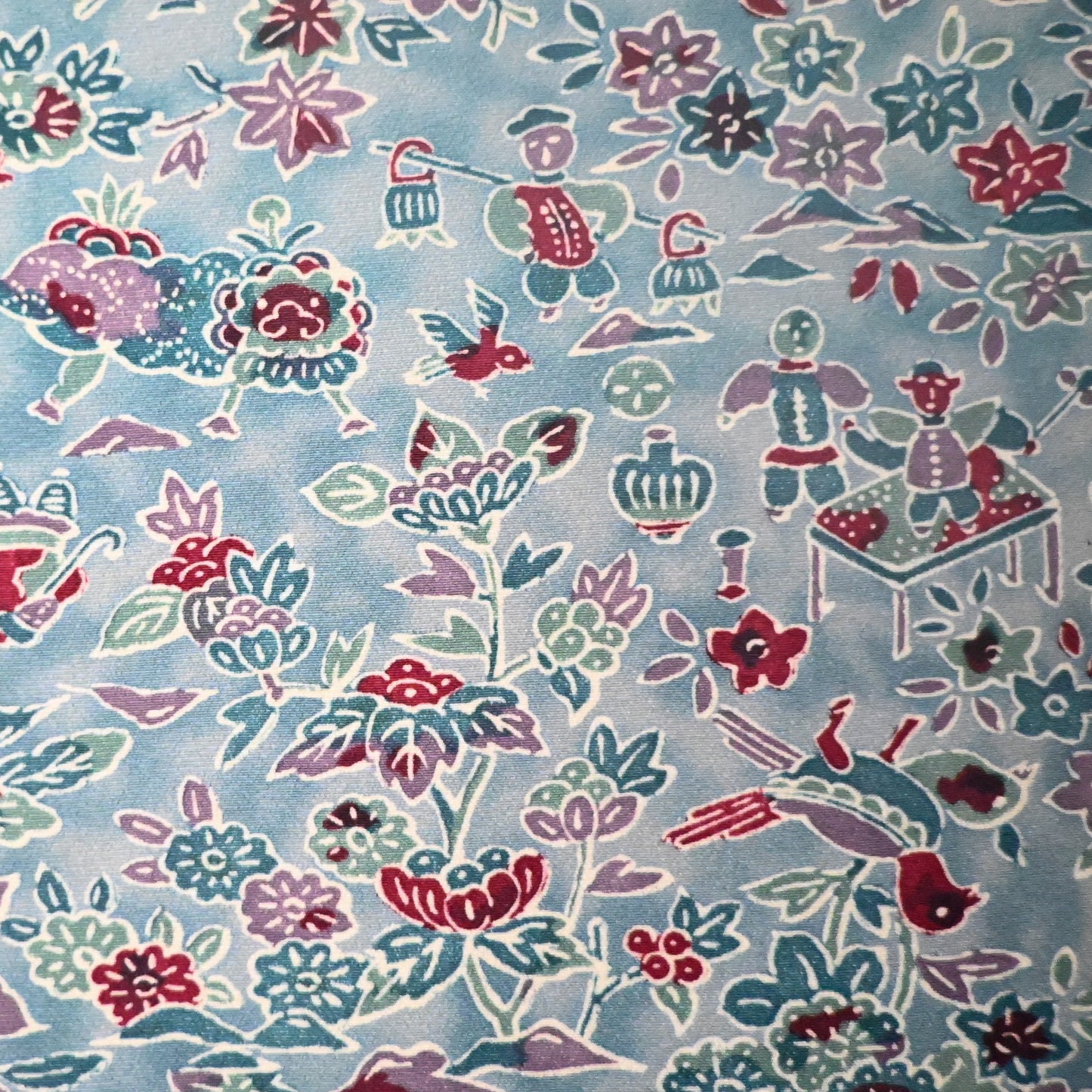 Vintage Silk Kimono Fabric Sold By The Metre