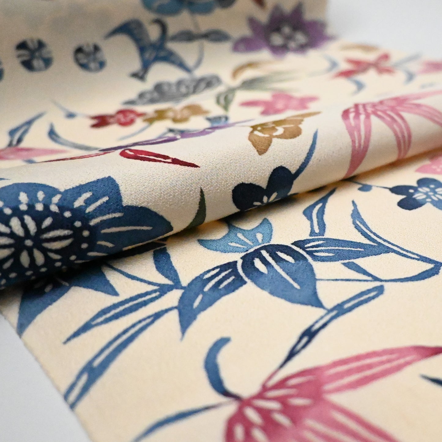 Vintage Silk Kimono Fabric Sold By The Metre