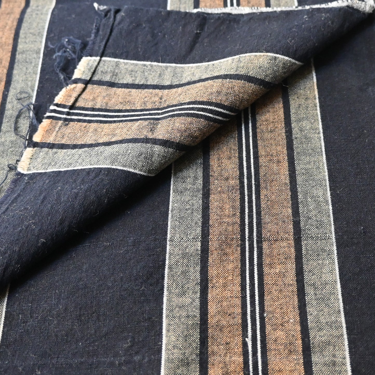 Vintage Indigo Stripe Cotton