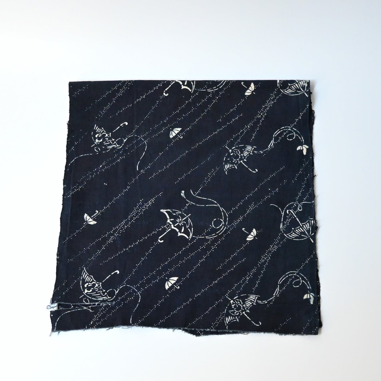 Rare Antique Indigo Katazome Cotton