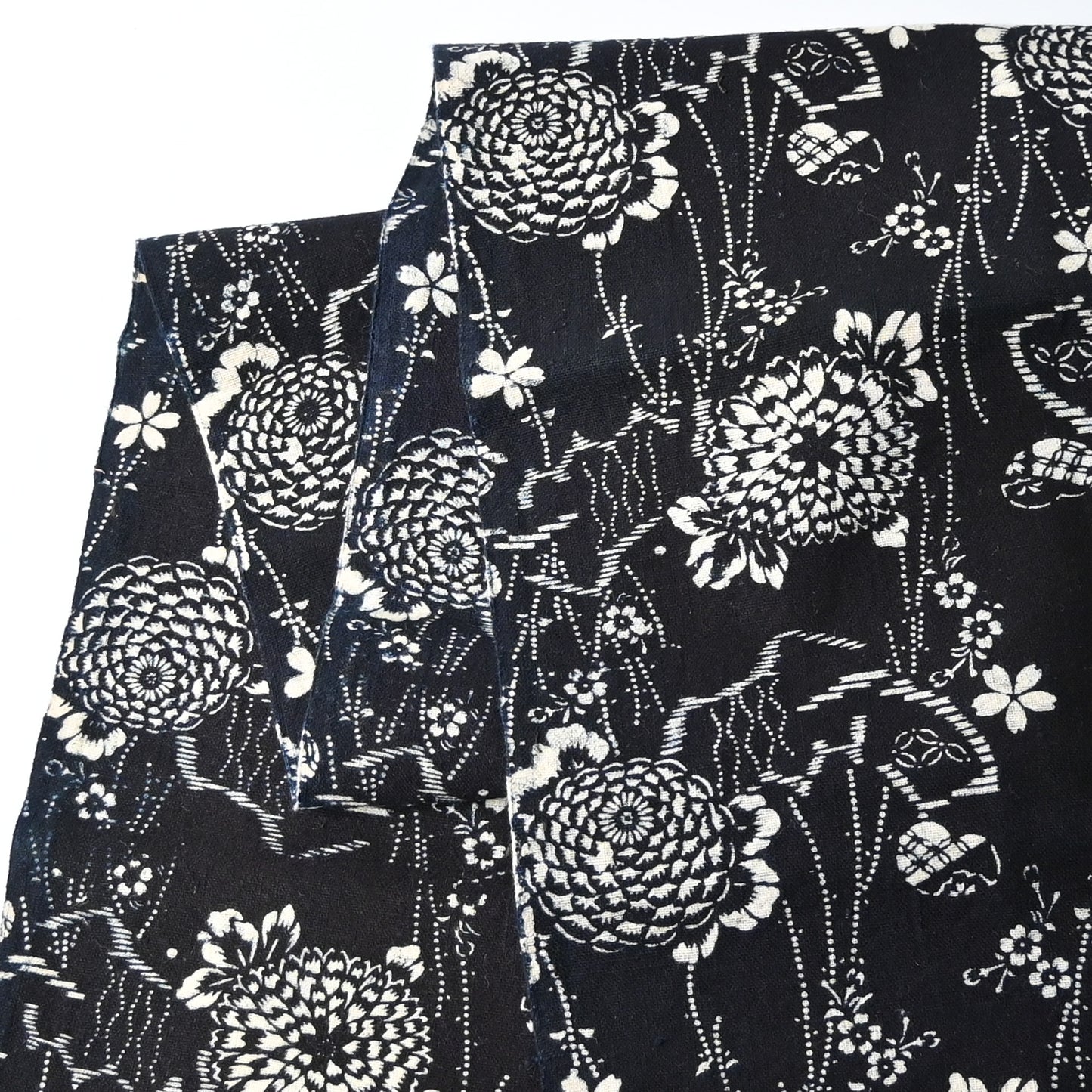 Antique Indigo Katazome Cotton