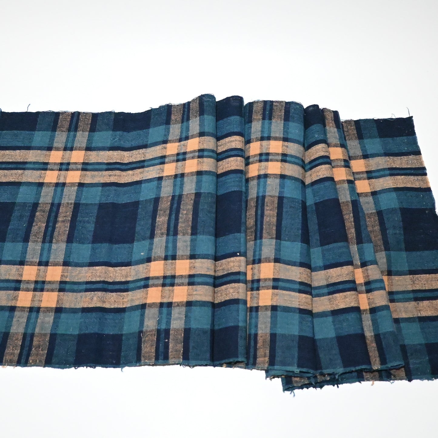 Vintage Indigo Check Cotton