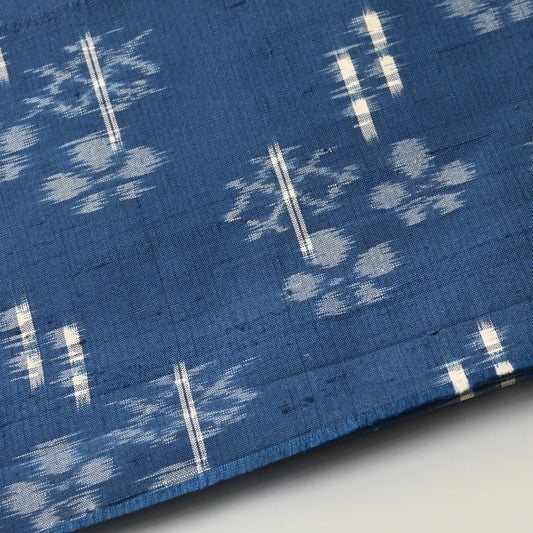 Vintage Kasuri Silk Kimono Fabric Piece