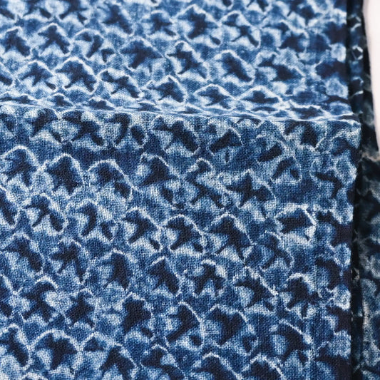 Vintage Indigo Miura Shibori Cotton