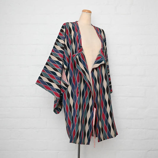 Vintage Women's Silk Michiyuki