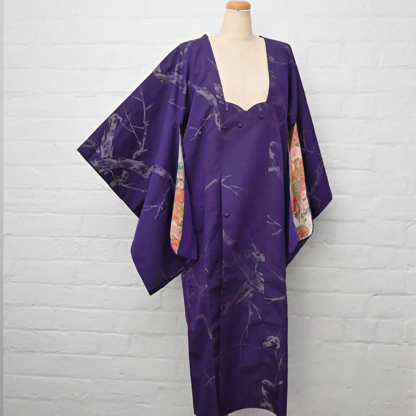 Vintage Women's Silk Michiyuki