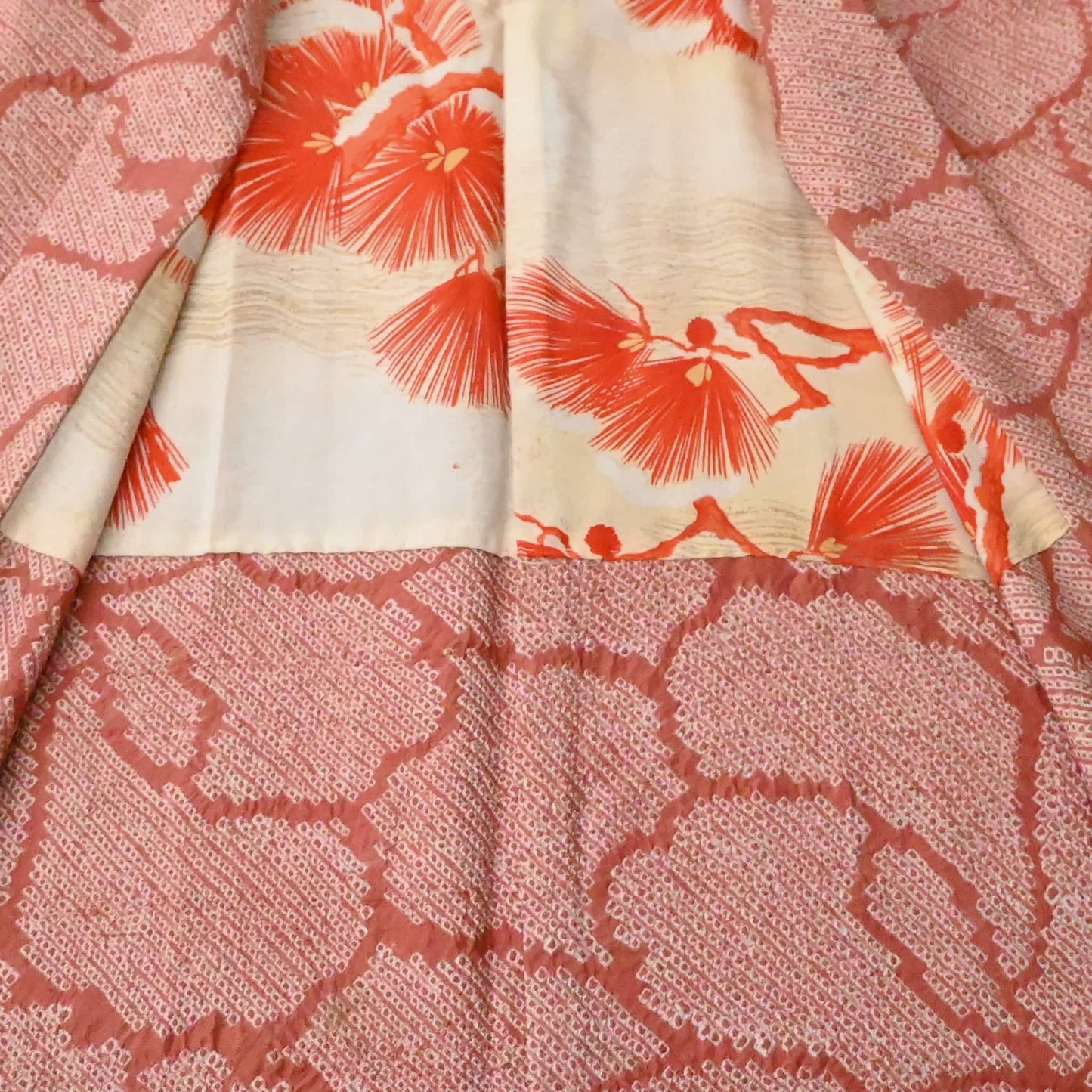 Vintage Women's Silk Shibori Haori