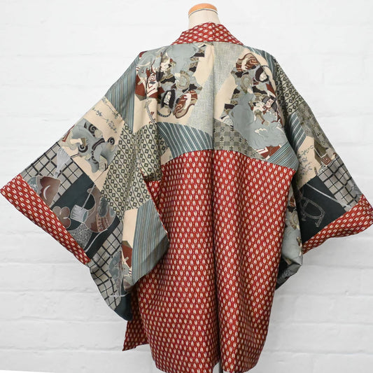 Vintage Women's Silk Haori