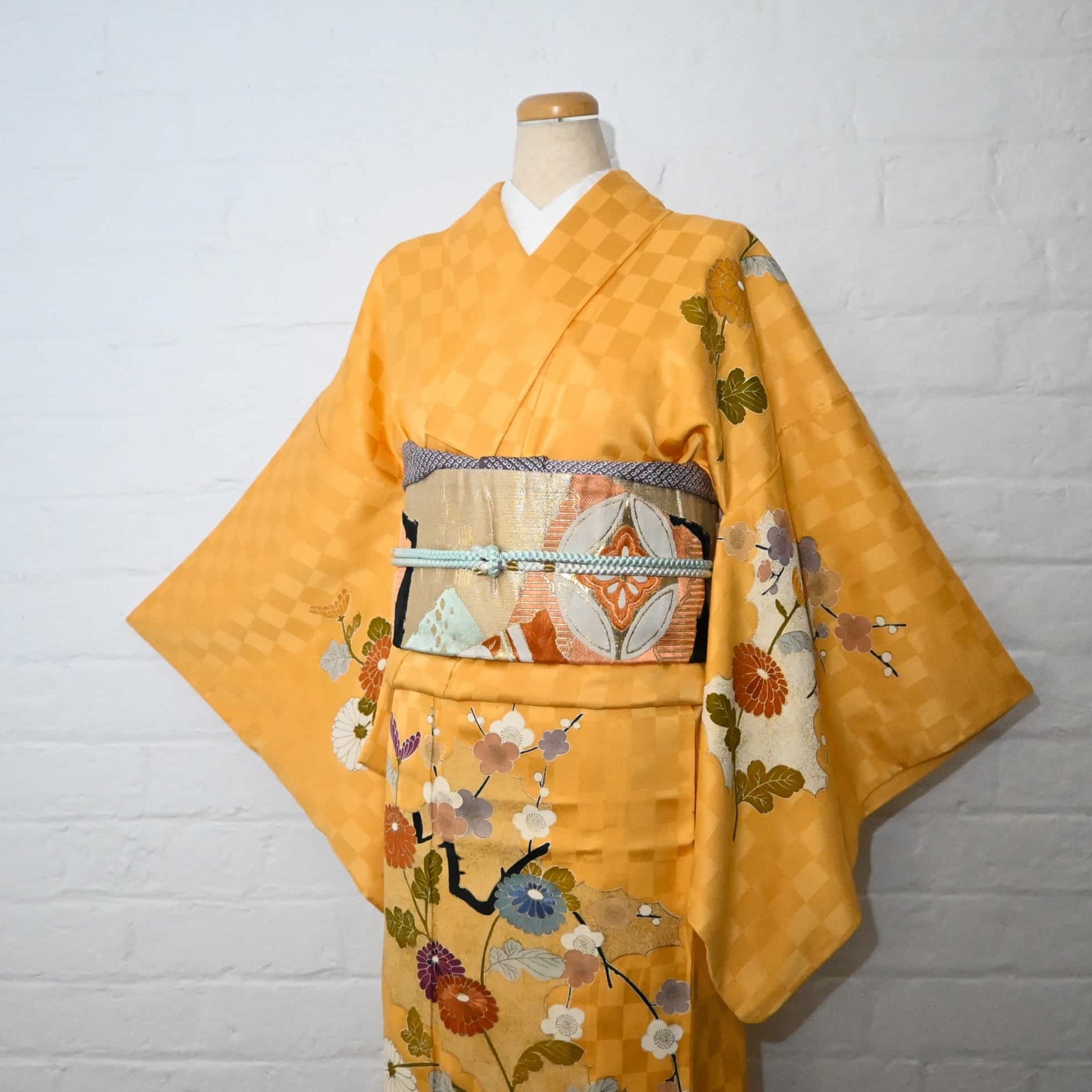 Kimono/ Japanese Kimono HOUMONGI/ Ro GauzeVintage SummerKimono/ Kimono Robe/ good Silk Kimono/ Kimono Dress/ Wedding Kimono/ 1011-01