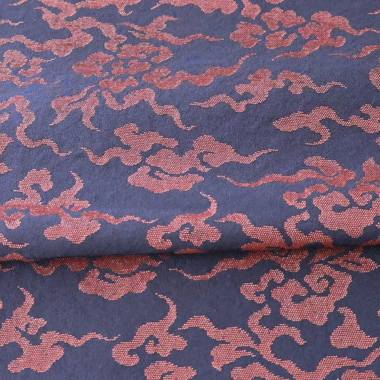 Vintage Silk Urushi-ori Kimono Fabric Sold By The Metre