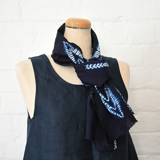 Vintage Indigo Arimatsu Shibori Cotton Piece