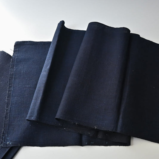 Vintage Plain Indigo Cotton