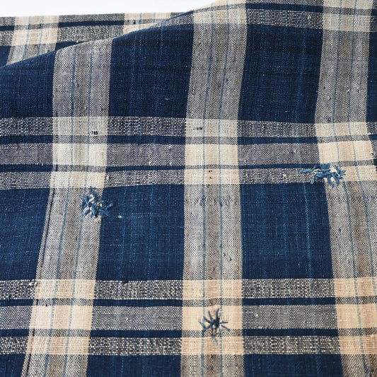 Vintage Indigo Check Cotton