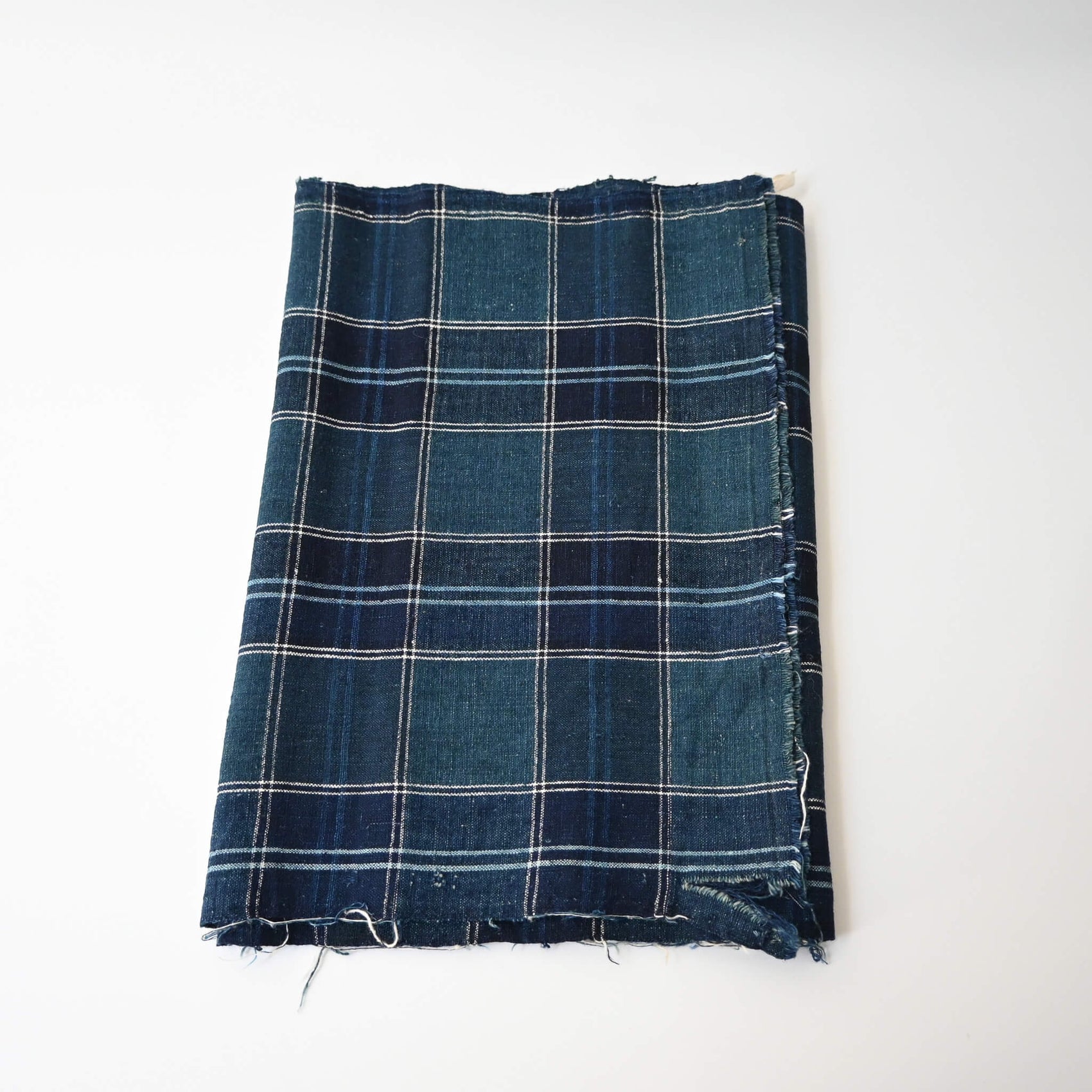 Vintage Indigo Check Cotton