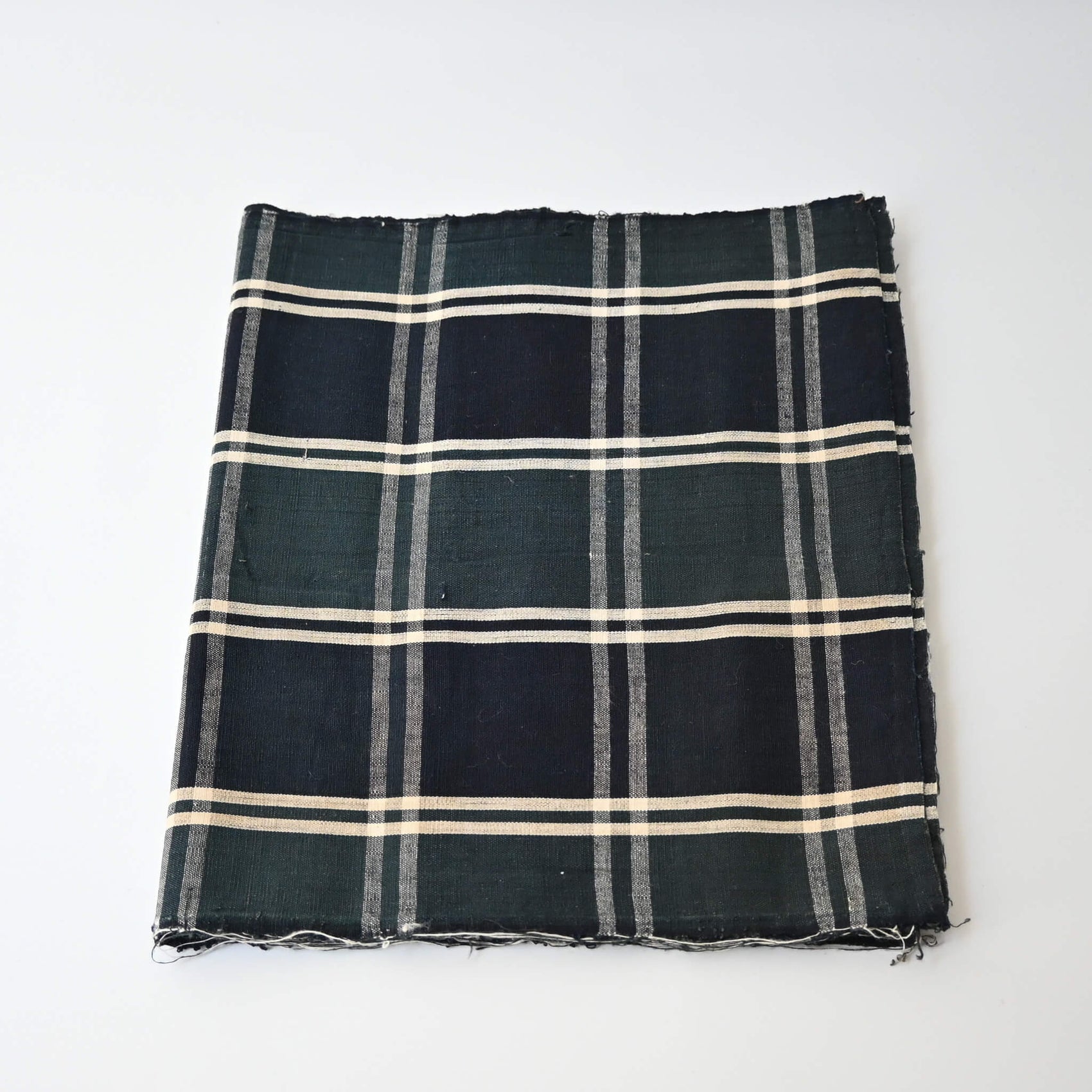 Vintage Indigo Check Cotton