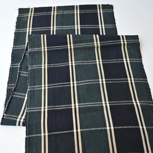 Vintage Indigo Check Cotton