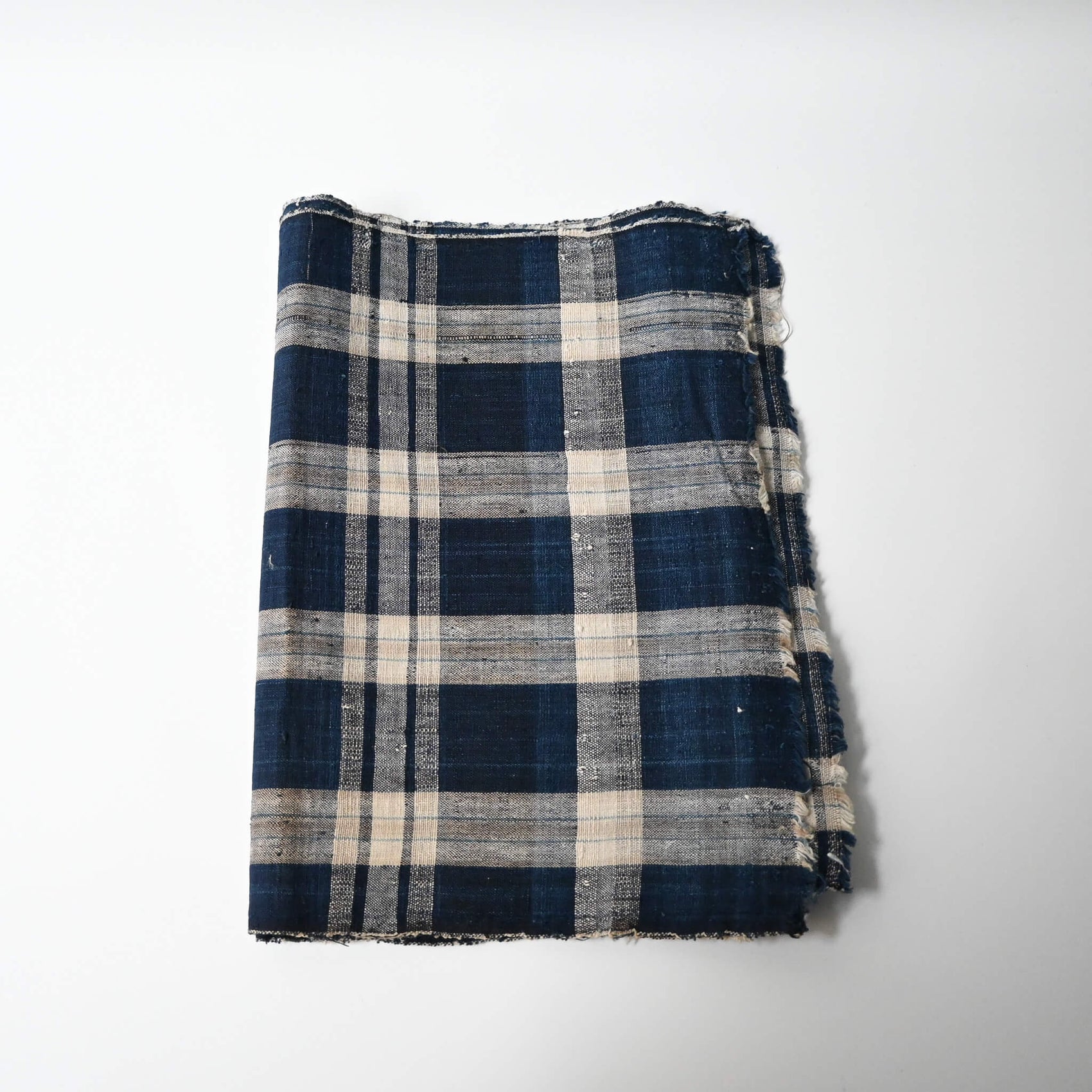 Vintage Indigo Check Cotton