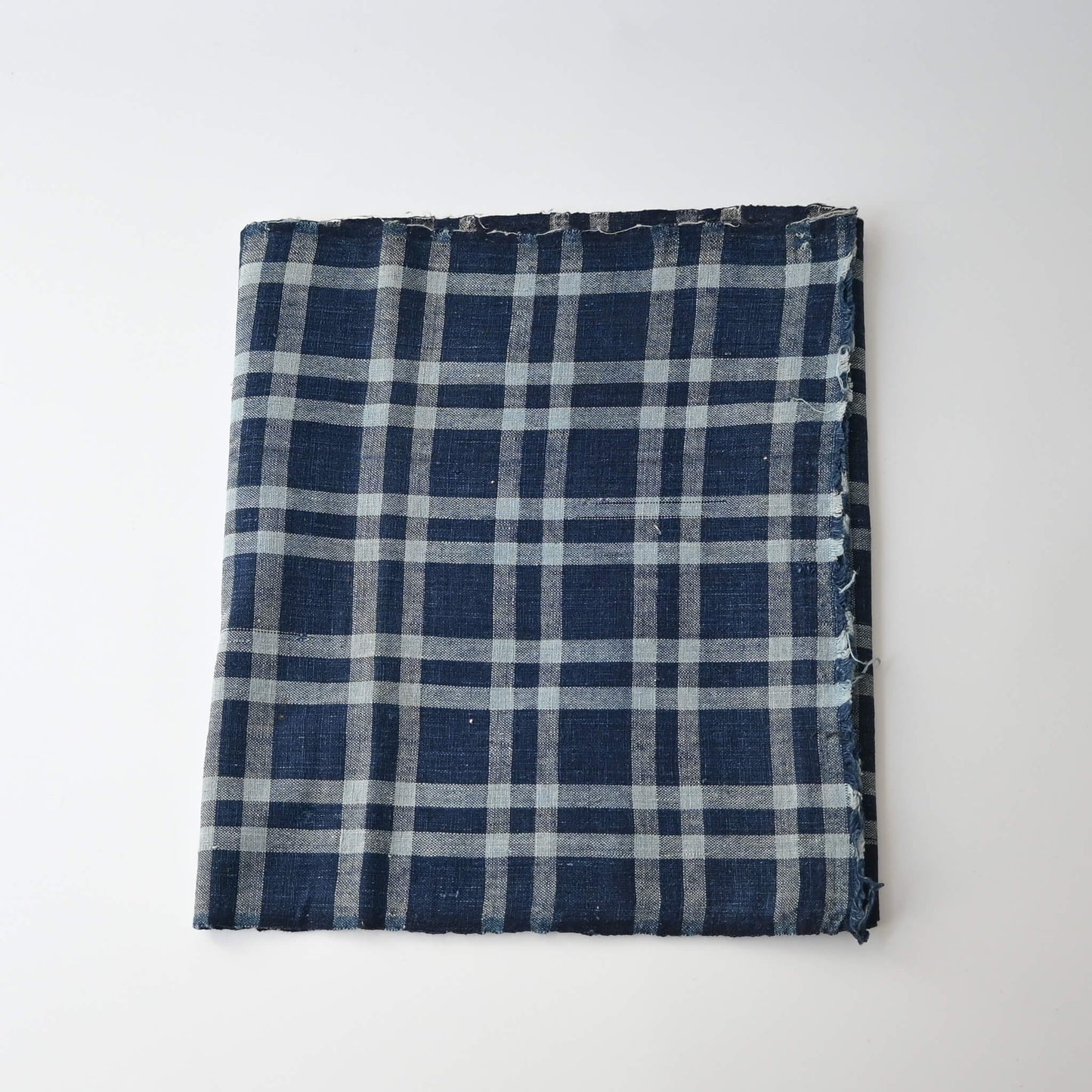 Vintage Indigo Check Cotton