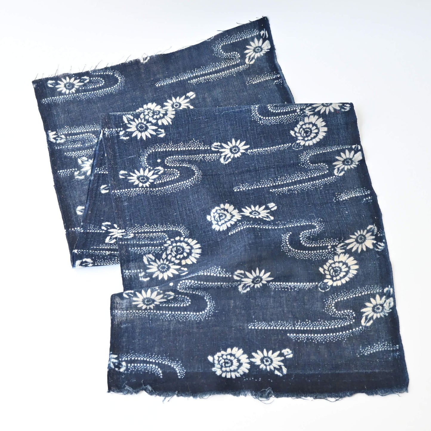 Antique Indigo Katazome Cotton