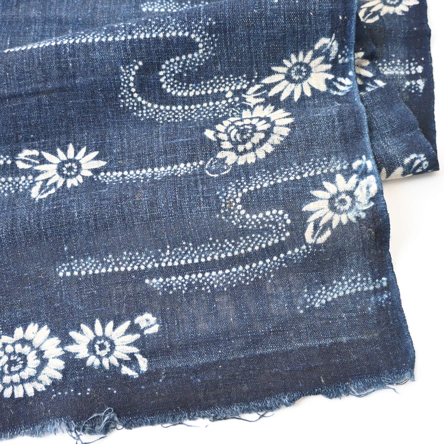 Antique Indigo Katazome Cotton