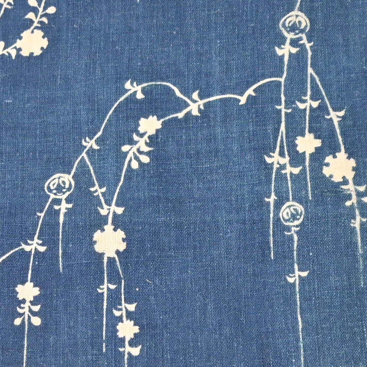 Antique Indigo Katazome Cotton