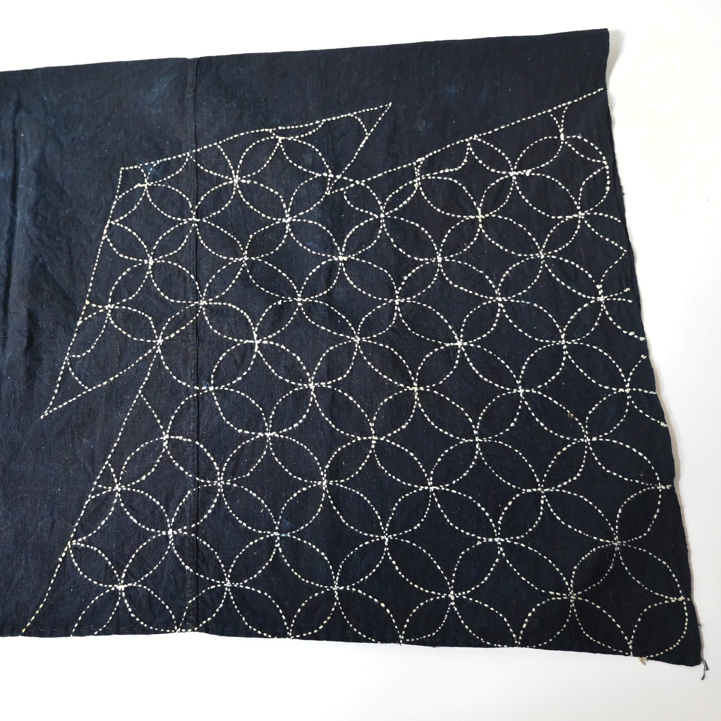 Vintage Indigo Sashiko Cotton Furoshiki