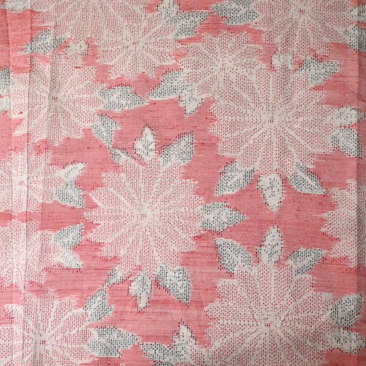 Vintage Tsumugi Silk Kimono Fabric Piece