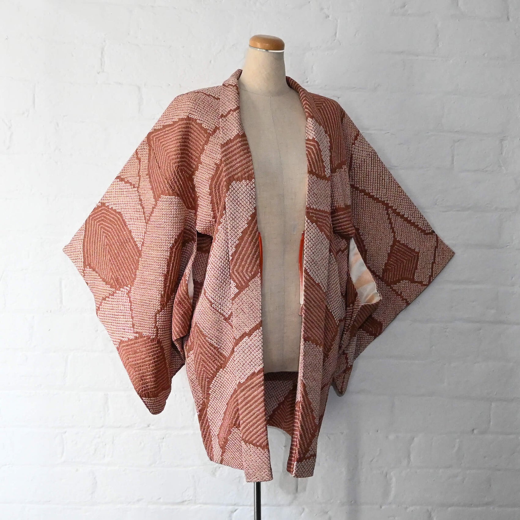 Vintage Women's Silk Shibori Haori