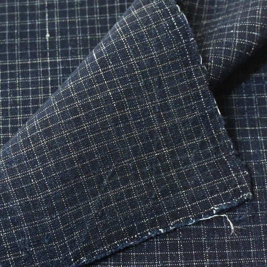 Vintage Indigo Check Cotton