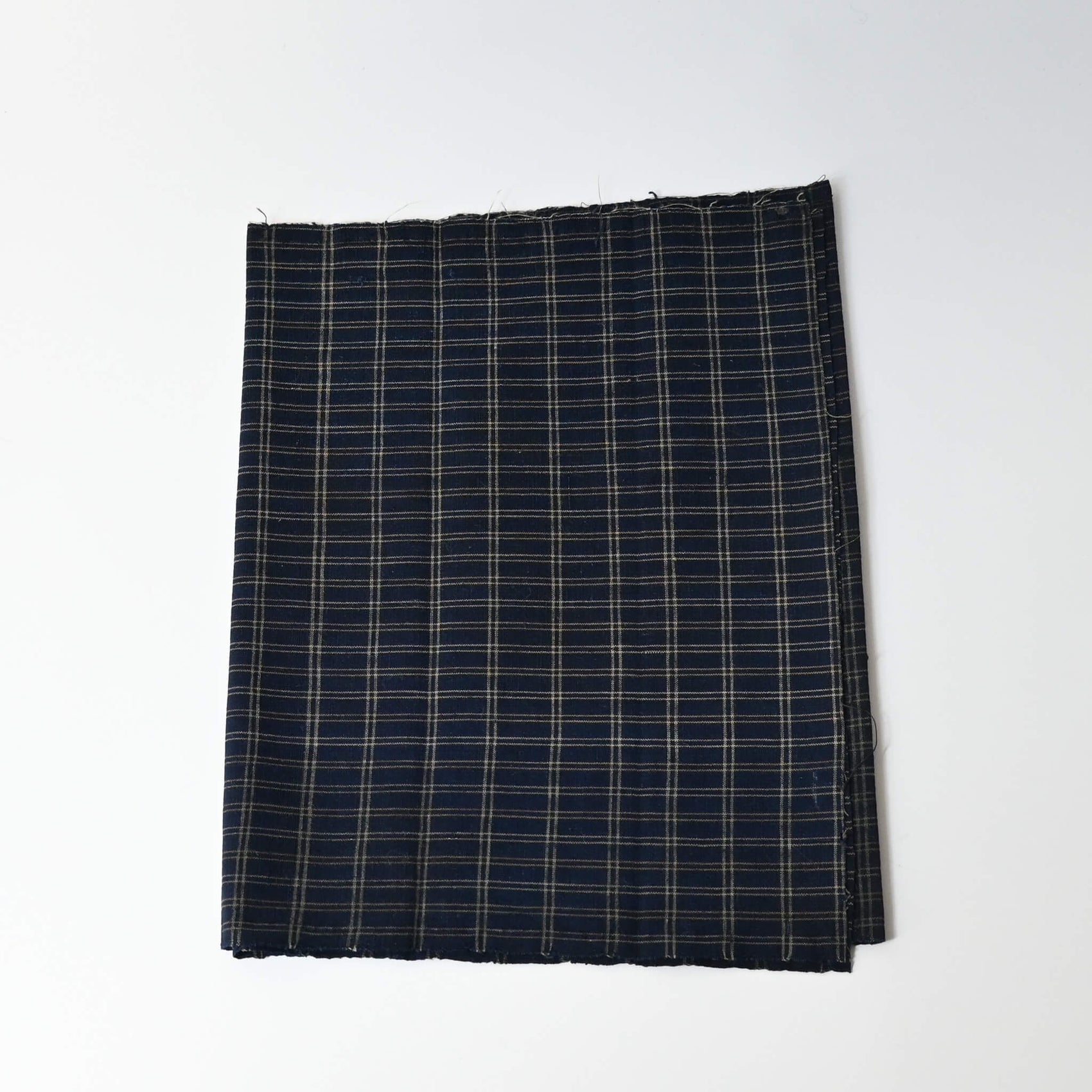 Vintage Indigo Check Cotton